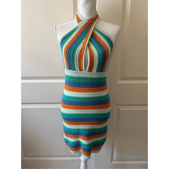 ASOS Design Knit Halter Dress - Picture 1 of 7
